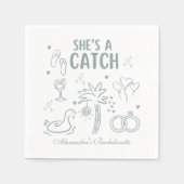 Tropical Sha Catch Celebration Serviette (Vorderseite)
