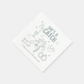 Tropical Sha Catch Celebration Serviette (Ecke)