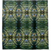 Tropical Shades Boho Chic kompliziertes Muster Duschvorhang (Vorderseite)