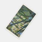 Tropical Shades Palm Fronds Papier Handtücher Serviette (Ecke)