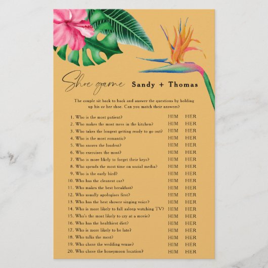 Tropical - Showspiel-Brautparty (Vorderseite)