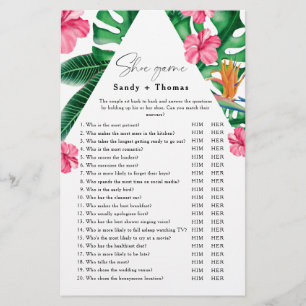 Tropical - Showspiel-Brautparty