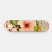 Tropical Skateboard Proverbs 18:24 (Horizontal)