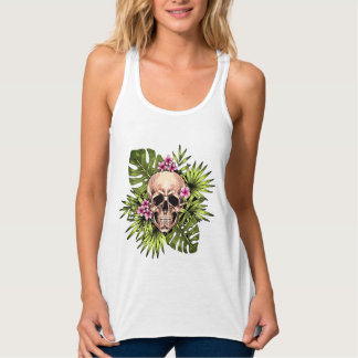 Tropical Skeleton Tank Top