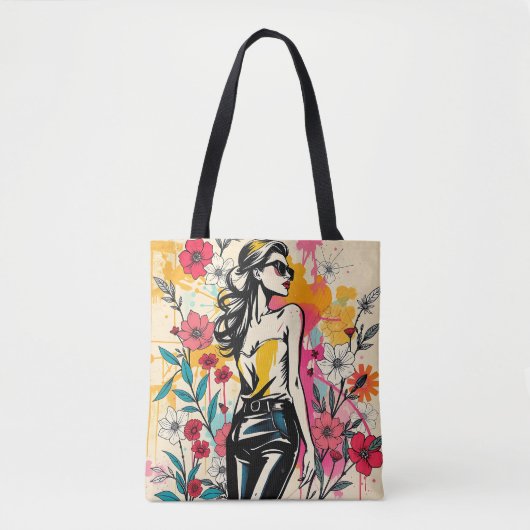 Tropical Sketch Duet Tasche (Vorderseite)