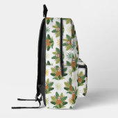 Tropical Sloth Pattern Bedruckter Rucksack (Links)