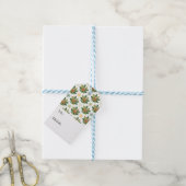 Tropical Sloth Pattern Geschenkanhänger (Mit Garn)