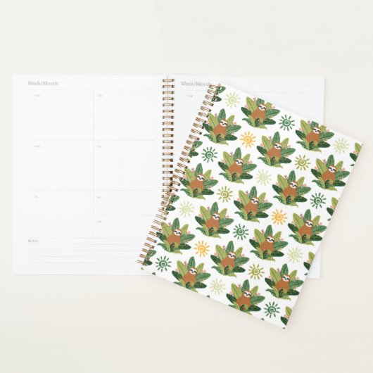 Tropical Sloth Pattern Planer (Anzeige)