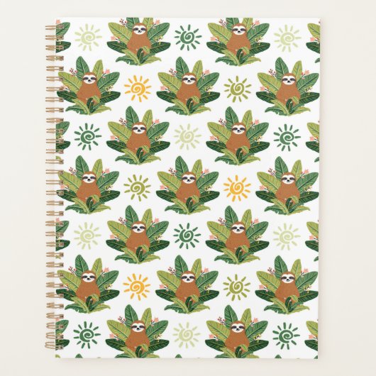 Tropical Sloth Pattern Planer (Vorderseite)