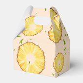 TROPICAL SOMMER Pineapa Slice trendy Pattern Geschenkschachtel (Rückseite)
