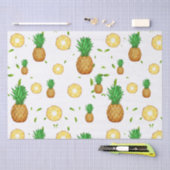 TROPICAL SOMMER Pineapa Slice trendy Pattern Seidenpapier (Handwerk)