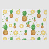 TROPICAL SOMMER Pineapa Slice trendy Pattern Seidenpapier (Vorderseite)