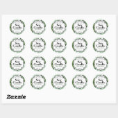 Tropical Soy Candle Labels Runder Aufkleber (Blatt)