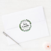 Tropical Soy Candle Labels Runder Aufkleber (Umschlag)