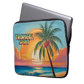 Tropical Spirit Laptopschutzhülle (Vorderseite Links)