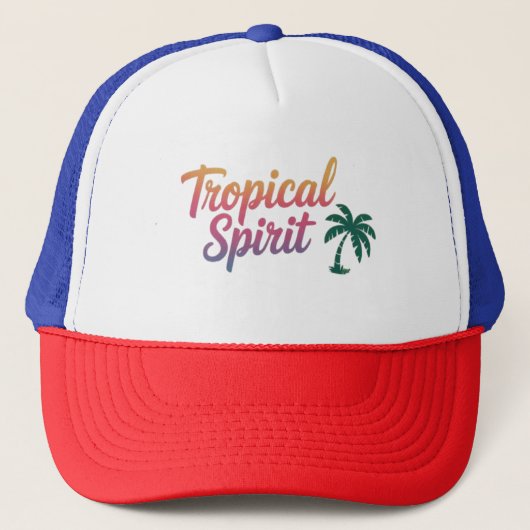 Tropical spirit truckerkappe (Vorderseite)