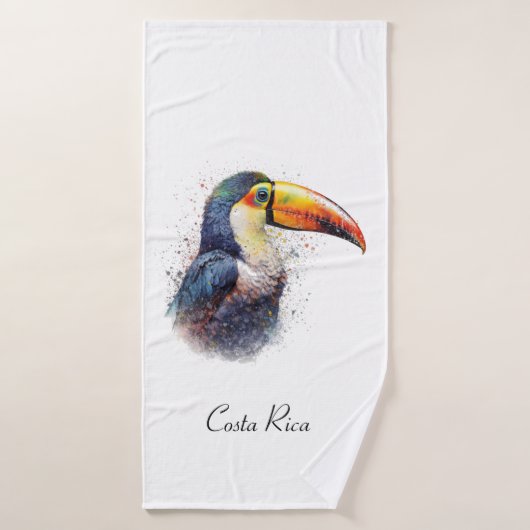 Tropical Splendor Toucan Badhandtuch Set (Badehandtuch)
