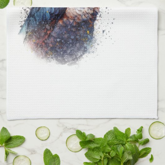 Tropical Splendor Toucan Geschirrtuch (Gefaltet)