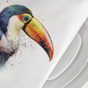 Tropical Splendor Toucan Geschirrtuch