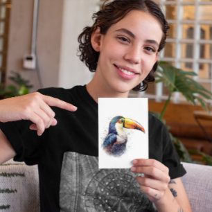 Tropical Splendor Toucan Postkarte