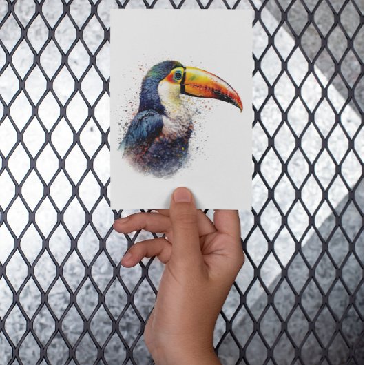 Tropical Splendor Toucan Postkarte