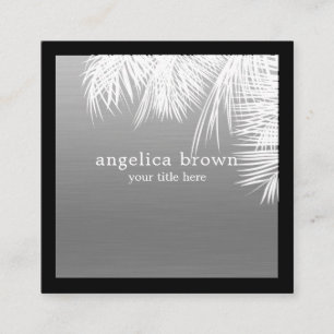 Tropical Square Business Card Quadratische Visitenkarte