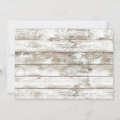 Tropical Starfish Beach Bottle Baby Dusche Einladung (Rückseite)