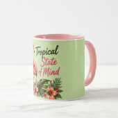 Tropical State of Mind Becher Grün Tasse (VorderseiteRechts)