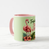 Tropical State of Mind Becher Grün Tasse (Vorderseite Links)