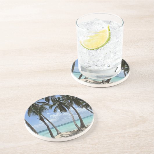 Tropical Stone Sandstone Untersetzer (Seite)