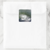Tropical Storm Bertha Quadratischer Aufkleber (Tasche)