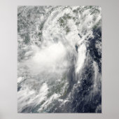 Tropical storm Conson approaching Vietnam Poster (Vorne)