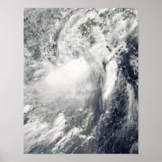 Tropical storm Conson approaching Vietnam Poster (Vorne)