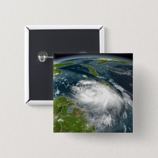 Tropical Storm Dennis Button (Vorne & Hinten)