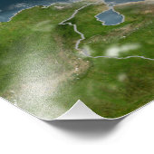 Tropical Storm Dennis Fotodruck (Ecke)