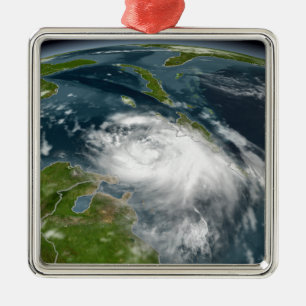 Tropical Storm Dennis Ornament Aus Metall