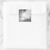 Tropical Storm Hanna Quadratischer Aufkleber (Tasche)