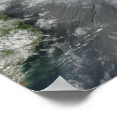 Tropical Storm Koppu nearing landfall Poster (Ecke)