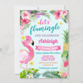 Tropical Summer 3. Geburtstag Einladung (Vorderseite)