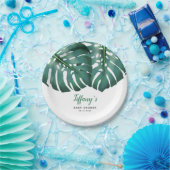 Tropical Summer Baby Duwer Gender neutral Pappteller (Party)