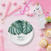 Tropical Summer Baby Duwer Gender neutral Pappteller (Party)