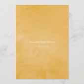 Tropical Summer Beach Baby Dusche Mama Beratung Hinweiskarte (Rückseite)