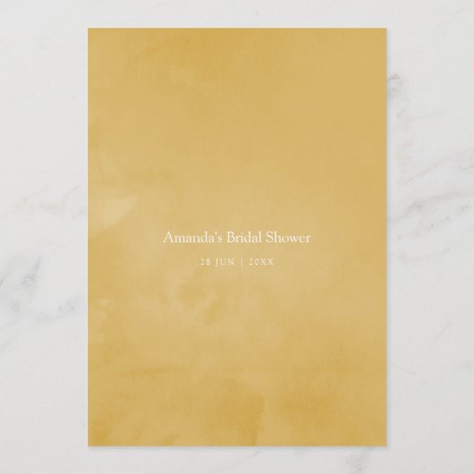 Tropical Summer Beach Baby Dusche Mama Beratung Hinweiskarte (Rückseite)