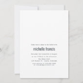 Tropical Summer Beach Bridal Dusche Einladung (Rückseite)