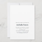 Tropical Summer Beach Bridal Dusche Einladung (Rückseite)