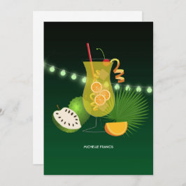 Tropical Summer Beach Bridal Dusche Einladung