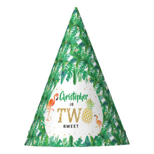 Tropical Summer Beach Luau Boys 2. Geburtstag Partyhütchen