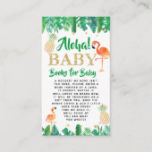 Tropical Summer Beach Luau Boys Baby Showbuch Begleitkarte (Vorderseite)