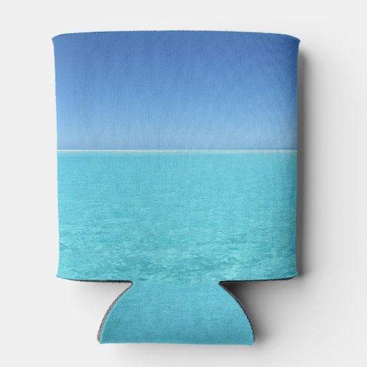 Tropical Summer Beach Monogram kann kühler werden Dosenkühler (Rückseite)