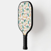 Tropical Summer Beach Pattern (1) Pickleball Schläger (Links)